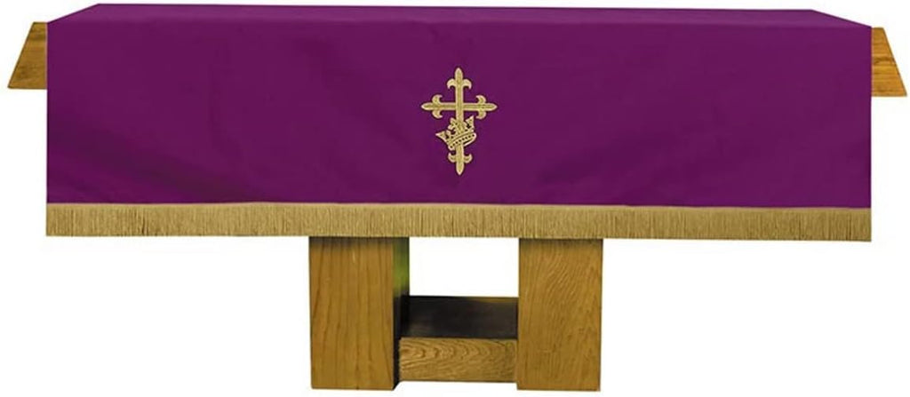 Purple and Green Three Piece Reversible Parament Set Christian Catholic Church Tabletop Outdoor Indoor Party Table