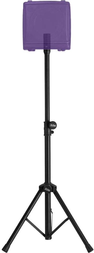 On-Stage SSAS7000B Mini Adjustable Speaker Stand (Folding, Portable, PA Loudspeaker Setup, Tripod Base, Nonslip
