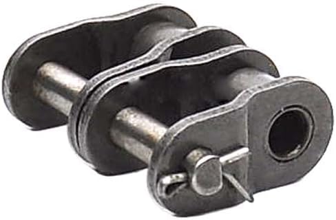 1Pcs #120-2 Double Strand Roller Chain Connecting Links- Offset Link Half Link Carbon Steel for 24A-2#120H-2 Roller Chain