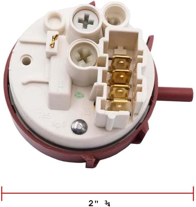 W11417623 CKD2173 Washer Pressure Switch 2" ¾ Lentgh Approx. Replacement for and compatible with Whirlpool Maytag Amana Heavy DUTY