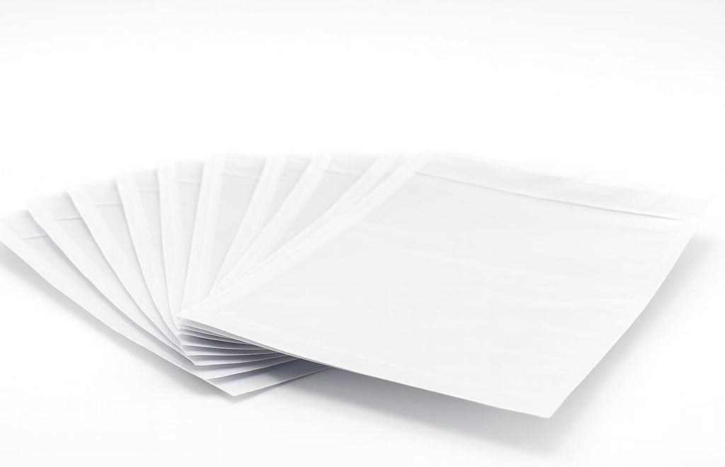Packing List Enclosed Envelopes – 4.5" x 5.5" Short Side Opening – Self-Adhesive Clear or Printed Options – Multiple