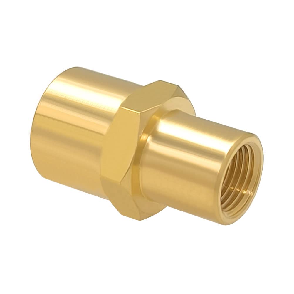Hooshing 5PCS Reducing Pipe Fitting 1/4" x 1/8" NPT Female Reducer Coupler