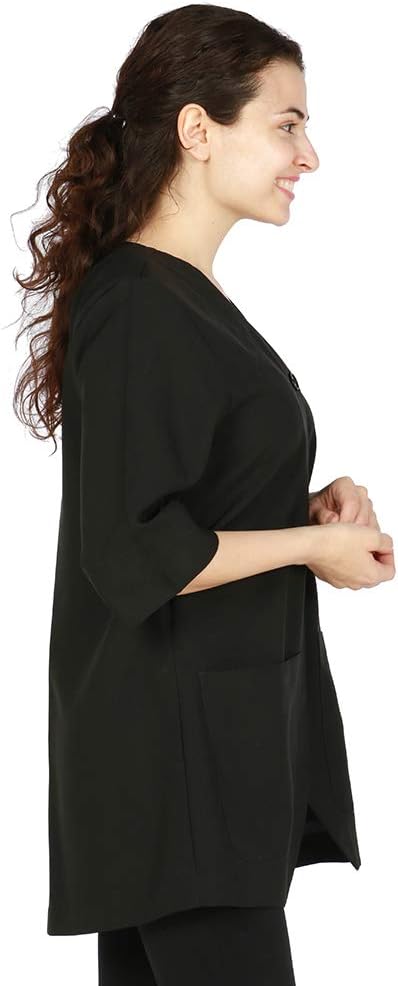 Judi Professional Salon Smock – Bleach-Proof, Lightweight Stylist Jacket for Women, Machine Washable Spa Uniform