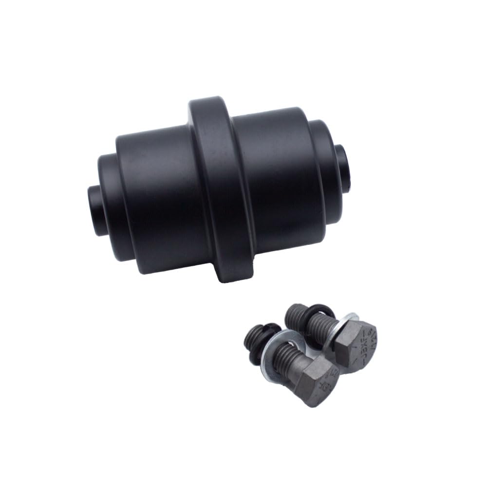 Pack 2 Bottom Roller for Bobcat E25 E26 E32I E32 E34 E35i E35 E37 E42 Replace OE 7013575 Track Roller Excavator Roller, with Studs Nuts Washers (2)