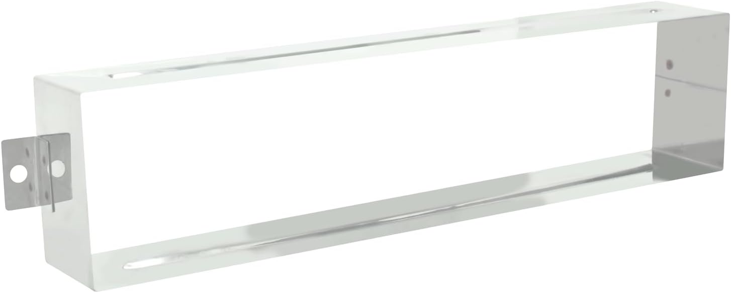 "Nuk3y Solid Brass Mail Slot with Double Flap and Sleeve (Polished Brass, 13"" x 3.625"")"