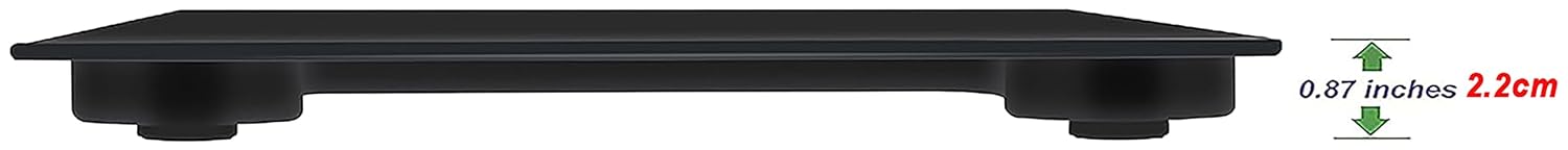 Scale for Body Weight, Digital Bathroom Scale, Weight Scales for People,Body Scale,Black,Max:400LB/180KG,2 Weighing