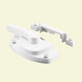 F 2754 Sash Lock, 1-7/8 In. Hole Centers, Fits Single and Double Hung Windows, Diecast, White, (Single Pack)