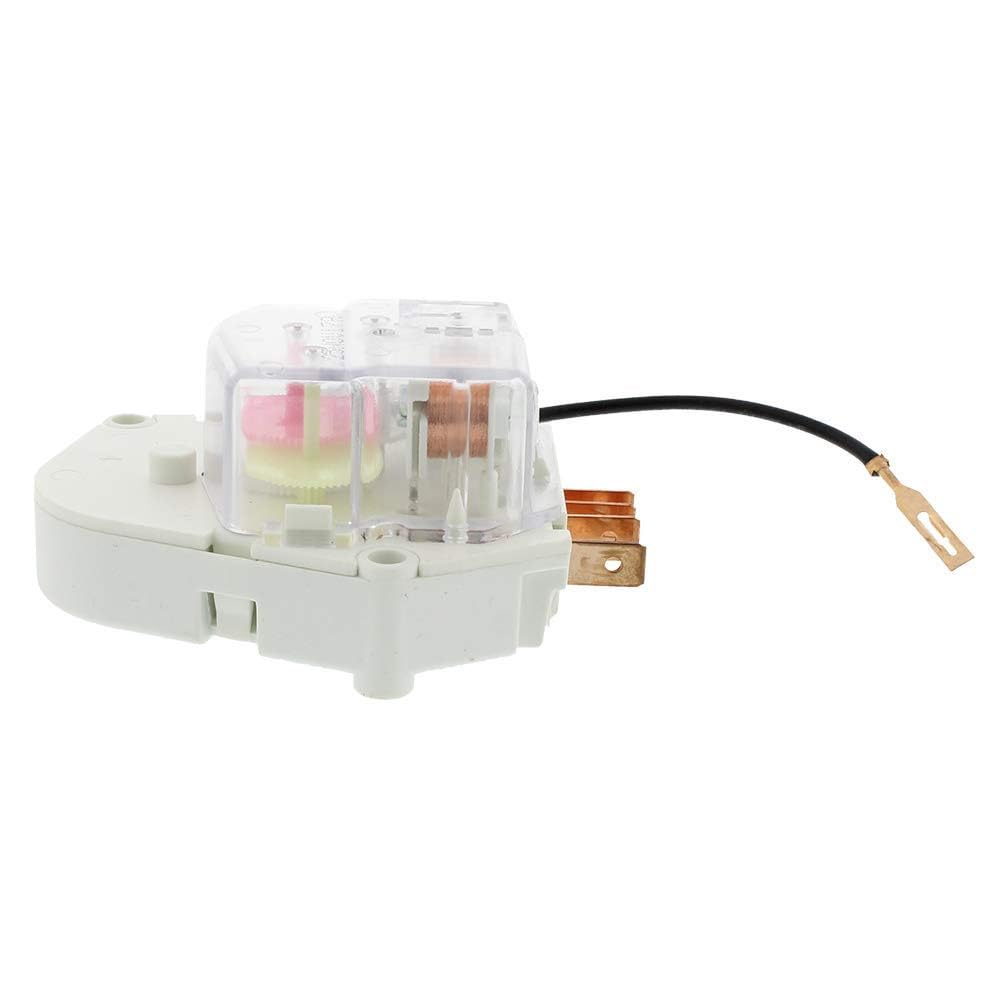 Refrigerator Defrost Timer Control W10822278-8 Hour 21 Min 4-Wire DIY Replacement Part (White)