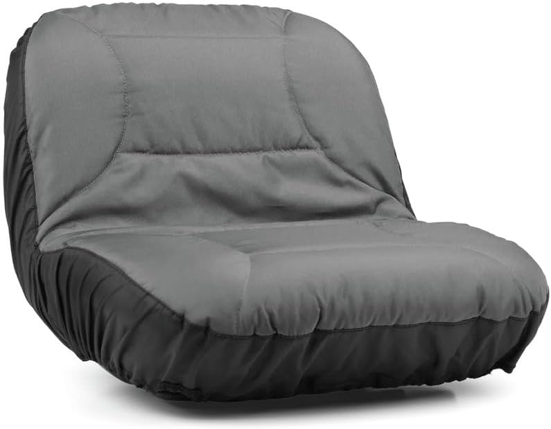 Lawn Tractor Seat Cover, Fits Up to 15 Inch High Seats, Durable, Water-Resistant Riding Lawn Mower Accessories