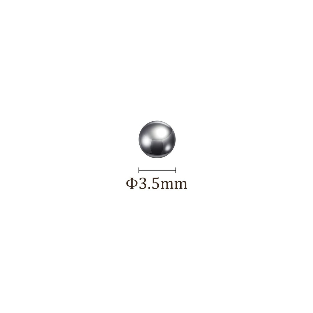 Kozelo 100pcs Precision Balls - [3.5mm] 304 Stainless Steel for Bearings Use, Solid