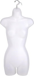 Female Mannequin Torso - Fits Women’s Sizes 5-10 - Molded, Shatterproof &