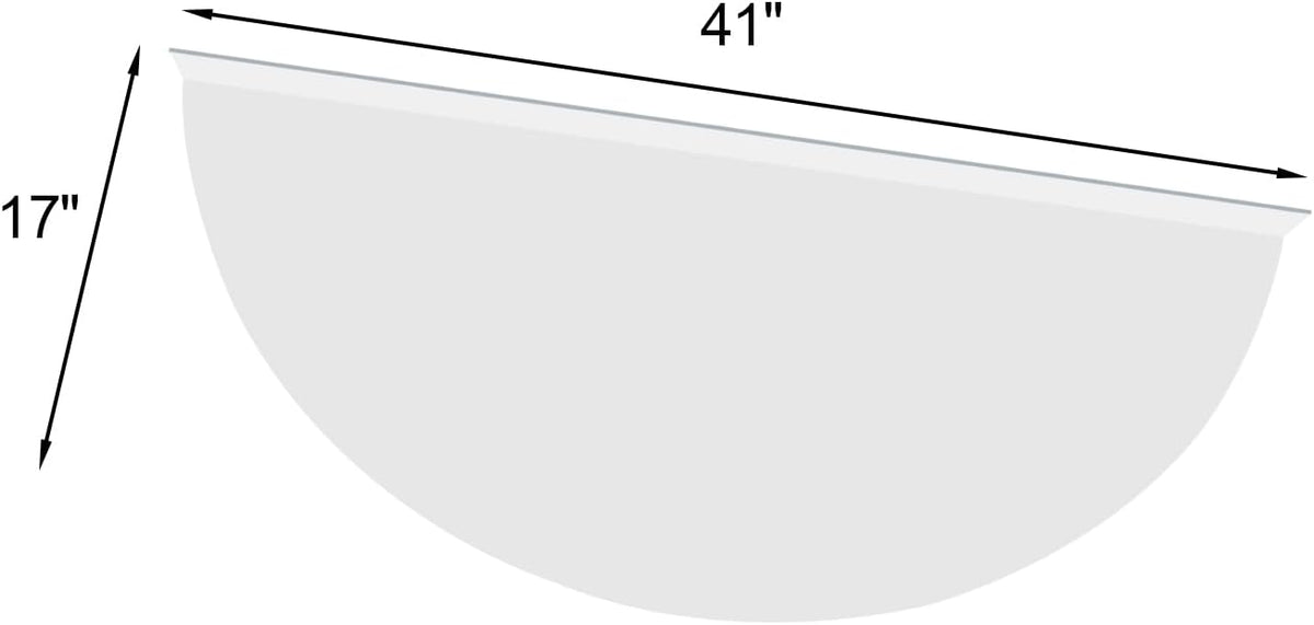 Polycarbonate Window Well Covers Outside, Basement Window Well Cover, Heavy Duty Clear Plastic Window Guard, UV