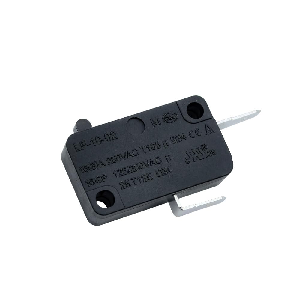 LF-10-02 Micro Limit Switch 2 Pins16A 125V/250V Door Interlock 2NO+1NC