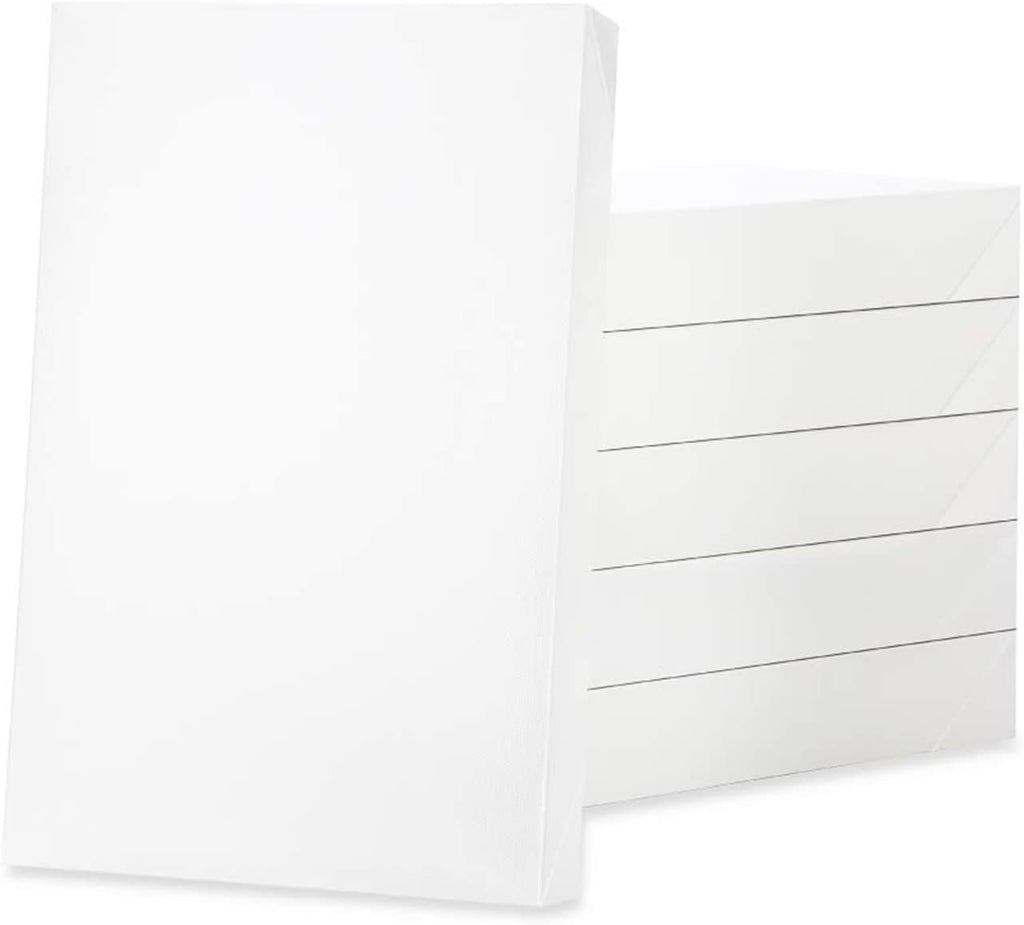 6 White Extra Large Gift Box with Lids 17x11x2.5 In Shirt box