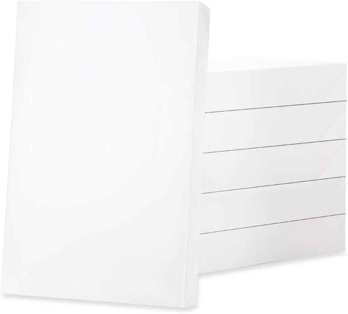 6 White Extra Large Gift Box with Lids 17x11x2.5 In Shirt box