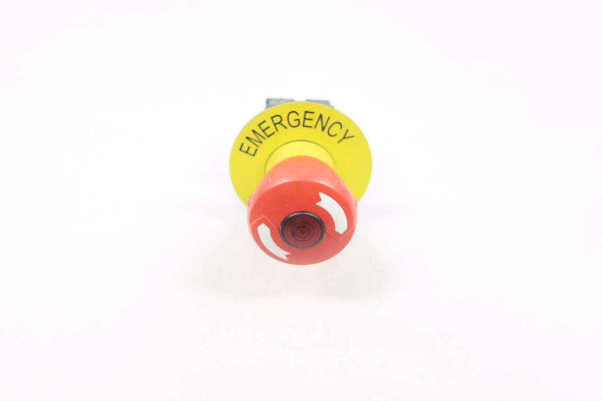 ALLEN BRADLEY 800F-X10 800F-X01 EMERGENCY STOP TWIST PUSHBUTTON SER A D564521