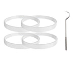 Suitable for Nu/tri Nin/ja NN102 Blender Rubber Gasket Replacement Part Seal O-Ring 4pcs