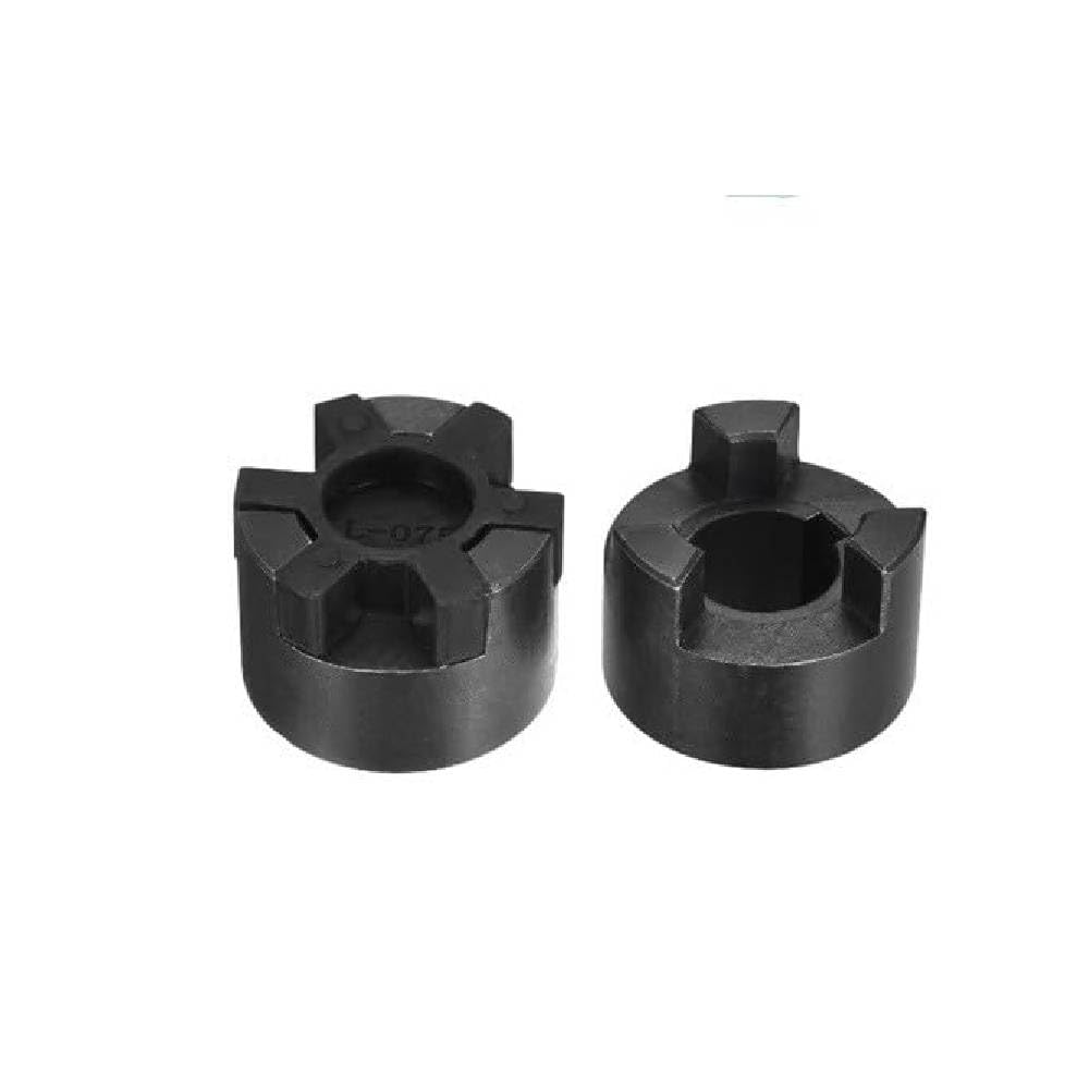 1" to 5/8" L100 Flexible 3-Piece L-Jaw Coupling Set, NBR Rubber Spider