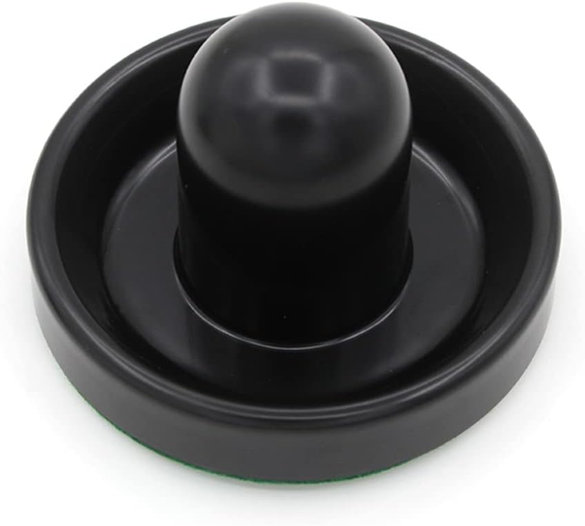 Air Hockey Pucks and Paddles,Black Air Hockey Puck Pusher,Goal Handles Paddles Replacement Accessories for Game