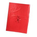 HS10322 Biohazard Disposable Bag, 19" x 23", Red