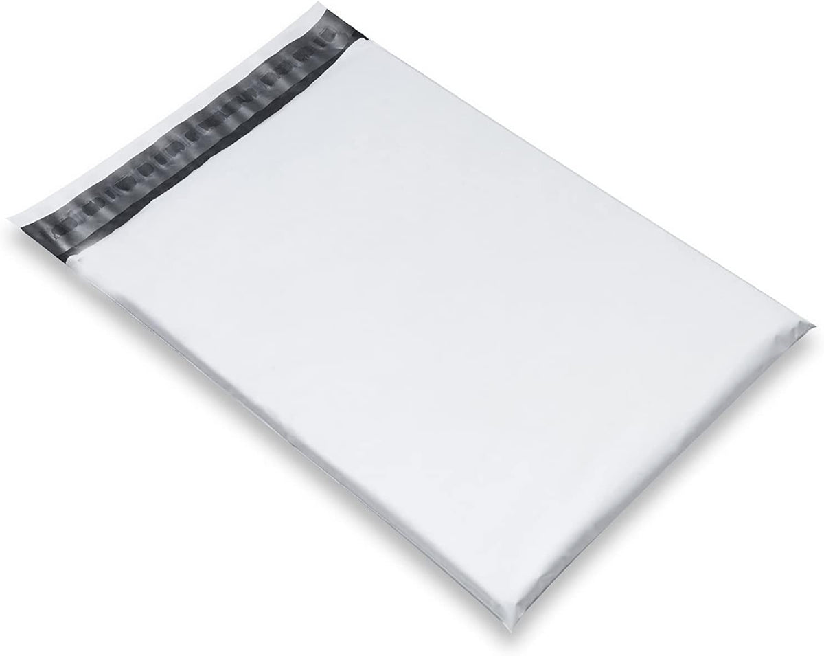 White Poly Mailers Self adhesive Shipping Envelopes, Waterproof, and Tear-resistant for clothing, books, and