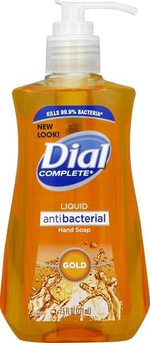 Antibacterial Liquid Hand Soap, Gold, 7.5 Ounce