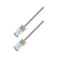 2Pcs DC 12V 300RPM M4 x 55mm 3-12V 20-3000RPM N20 Motor with Gear Reduction for Precision, Threaded Rod Motor for 3D Printers (12-300)