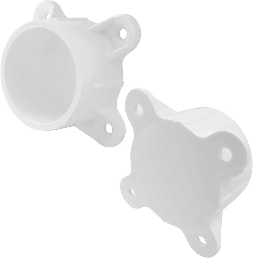 BokWin 1-1/2 Inch PVC Flange, 4 Packs