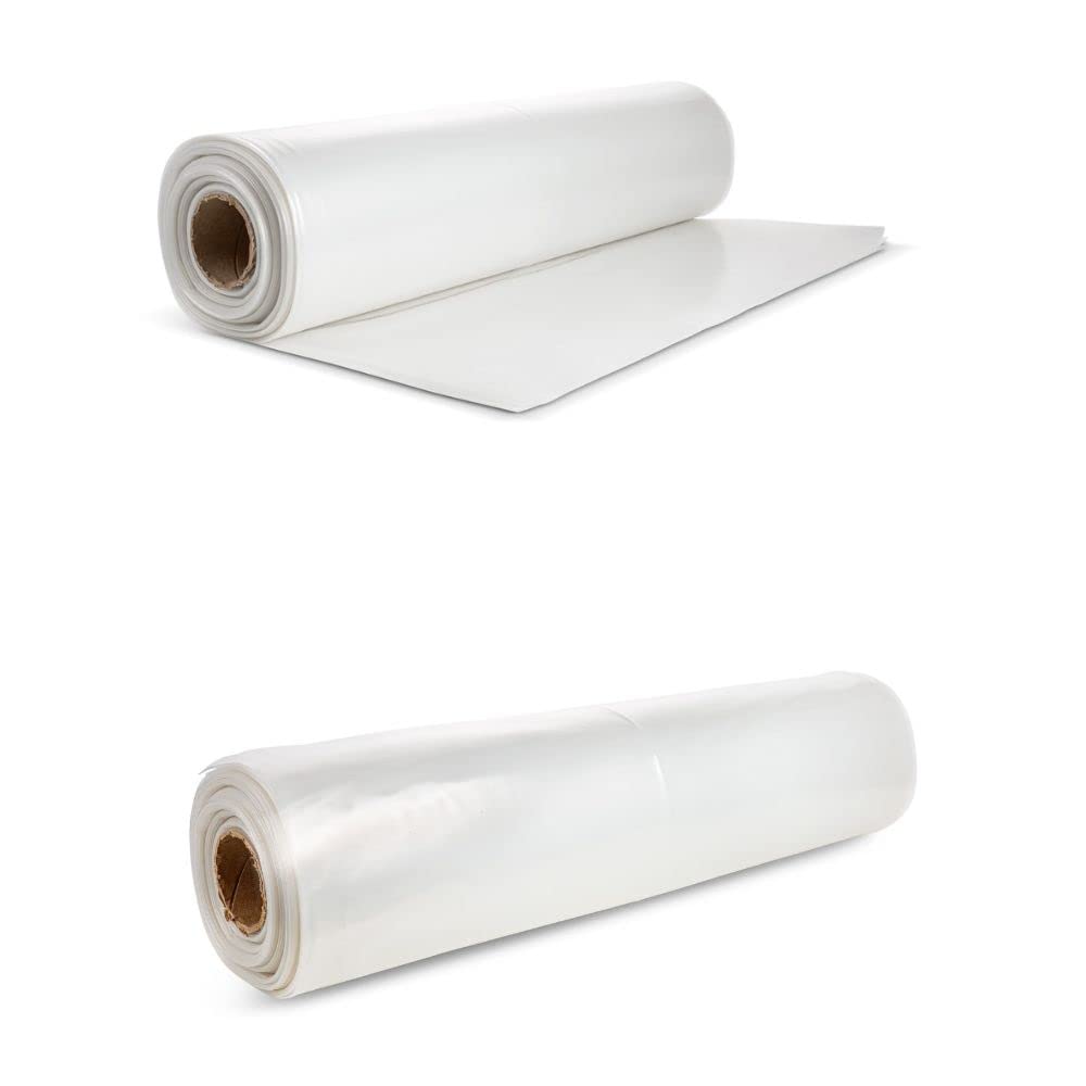 PS101006 Extra Heavy Clear Plastic Sheeting │ 6 Mil │ 10'W x 100'H (1 Roll)