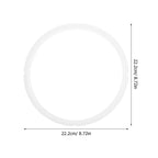 Pressure Cooker Silicone Sealing Ring White Replacement