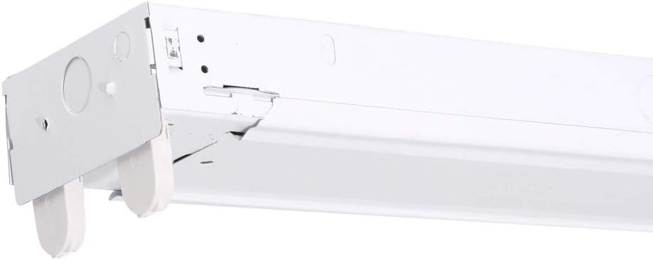 Two-Light T8 C 232 120 GESB Fluorescent Strip Light, 32 watts, 4-feet,120 Volts, White