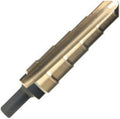 Norseman by Viking Drill and Tool 93720 9/16 in. to 13/16 in. 78-GR Gold Oxide HSS Step Reamer