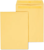 9x12 Self-Seal Catalog Envelopes, Brown Kraft, 100/Box