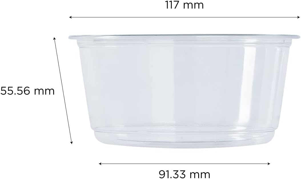 12oz PET Round Deli Container (117mm), FP-DC12-PET - 500 ct