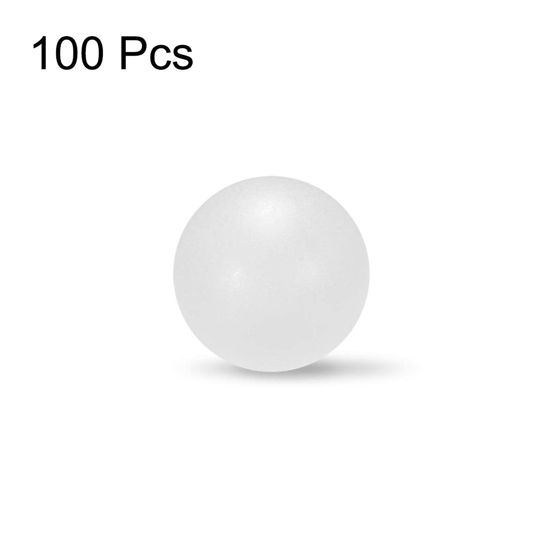uxcell 7mm PP Solid Plastic Balls, Precision Bearing Ball 100pcs