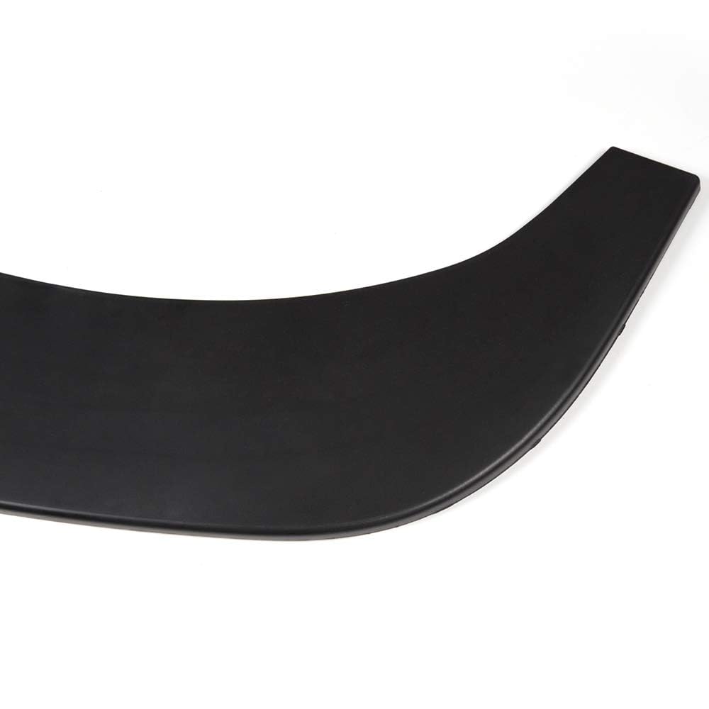 Universal Valance V2 PU Front Bumper Lip Flat Splitter Lip Plate Under Panel Diffuser Chin Spoiler 67" L x 21" D