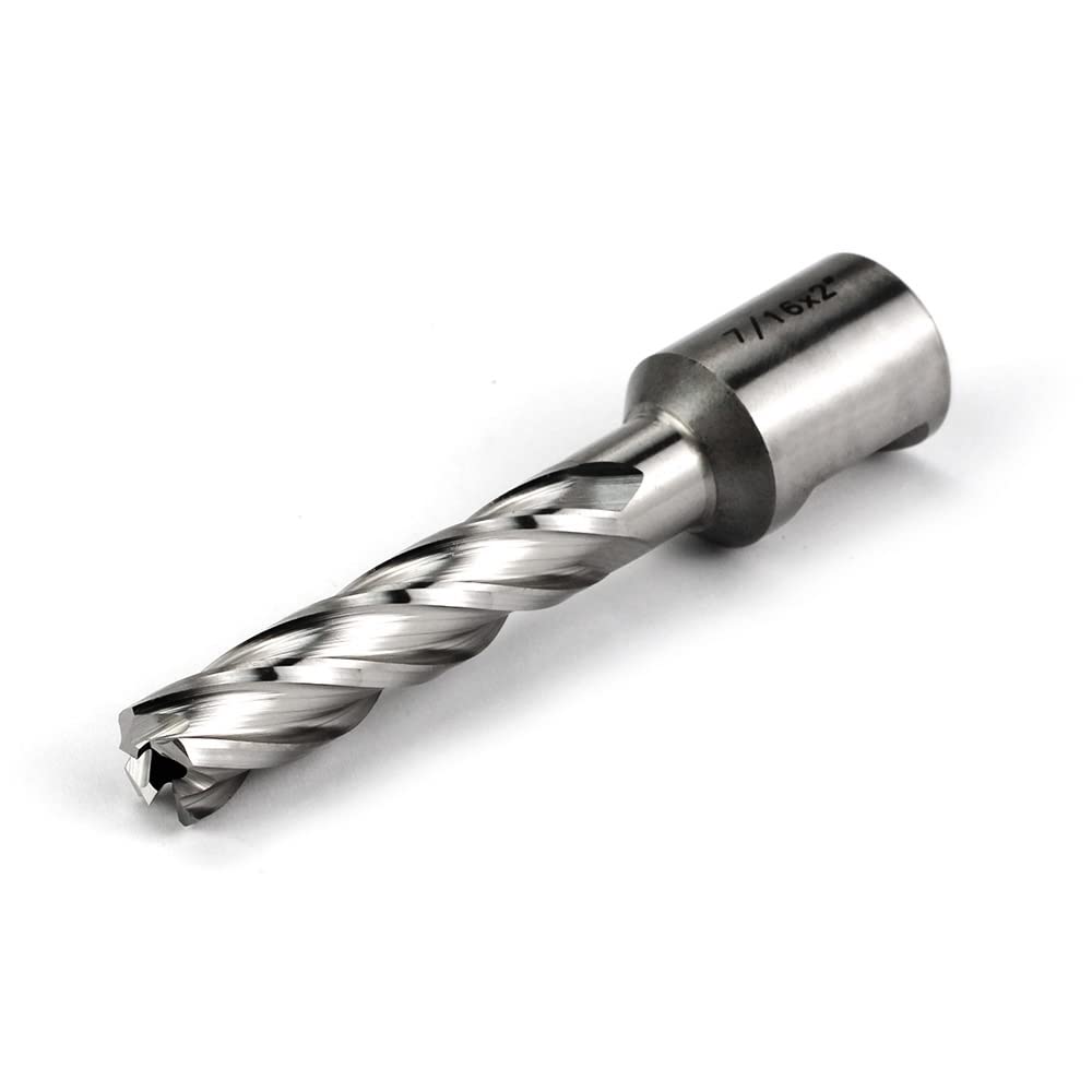 OSCARBIDE 7/16" x 2" HSS Annular Cutter 3/4" Weldon Shank Mag Drill Bit