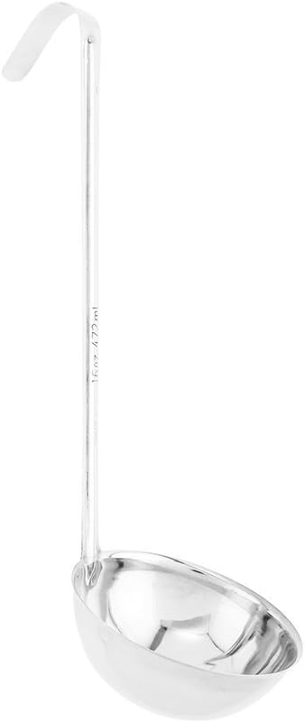 16 oz Stainless Steel Serving Ladle, One-Piece, 1 Ct