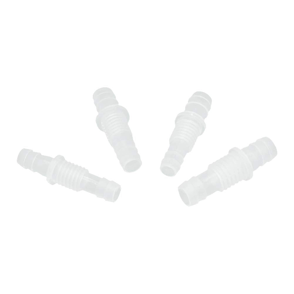 ANPTGHT 1/4” Thru-Bulk Bulkhead Plastic Hose Barb Fittings (Pack of 3)