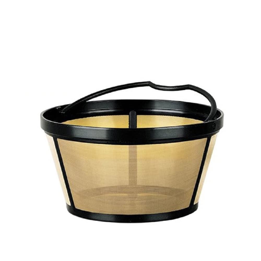 Permanent #2 4-Cup Cone Shape Gold Tone Coffee Filter fits Mr. Coffee & Cuisinart 4-Cup Coffeemakers