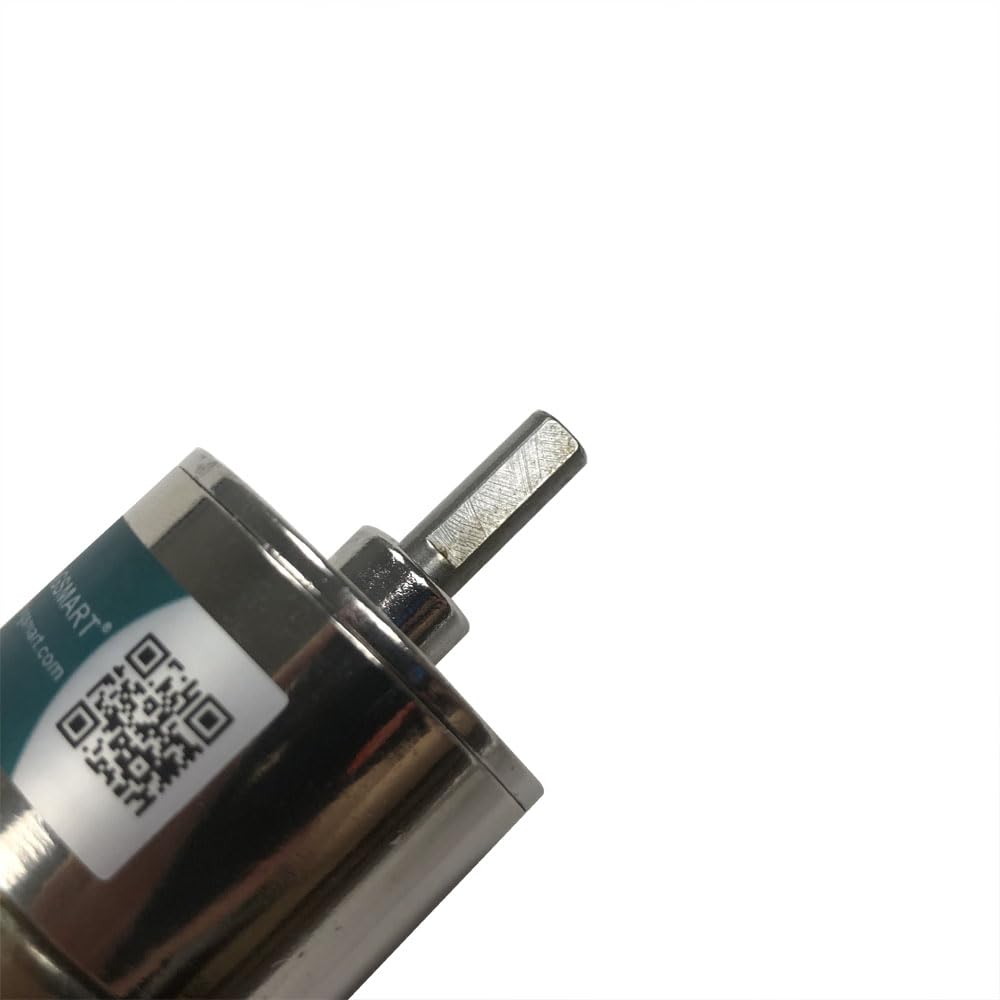 Bringsmart DC 12V 5rpm Gear Motor with Bracket Centric Shaft 37mm Gearbox