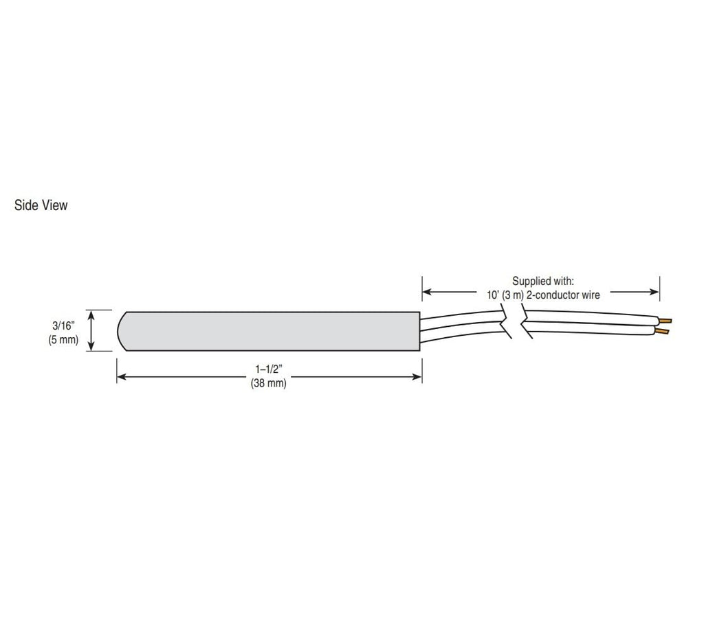 tekmar 079 Slab Sensor, 10 ft Wire for Underfloor Radiant Floor Heating