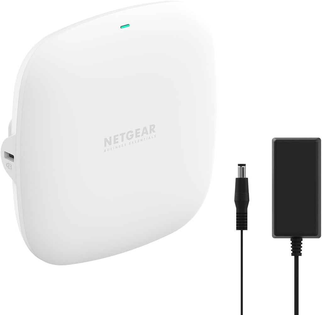 WiFi 6 Wireless Access Point with Power Adapter (WAX210PA) | Dual-Band AX1800 Speed, 1 x 1G Ethernet PoE Port, Up to
