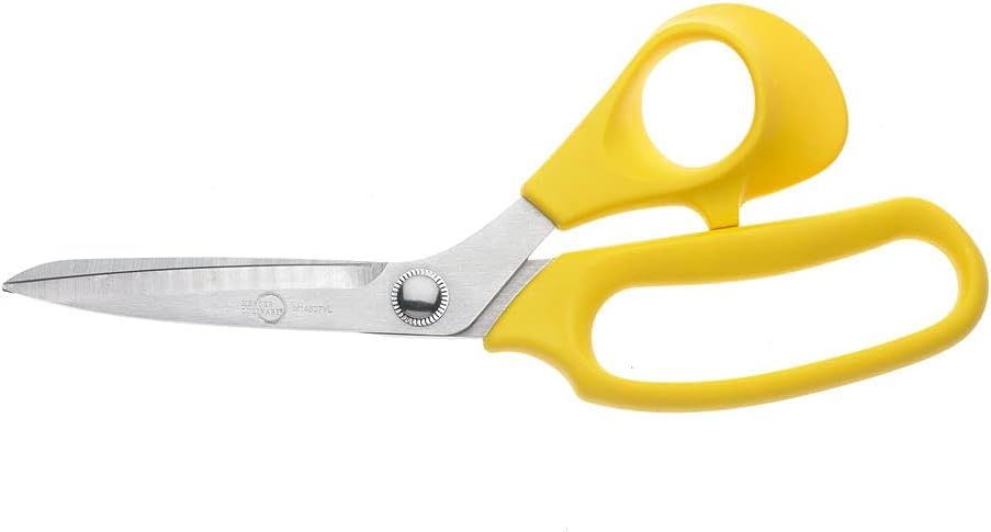 Kitchen Shears, 9-Inch, Yellow Handle