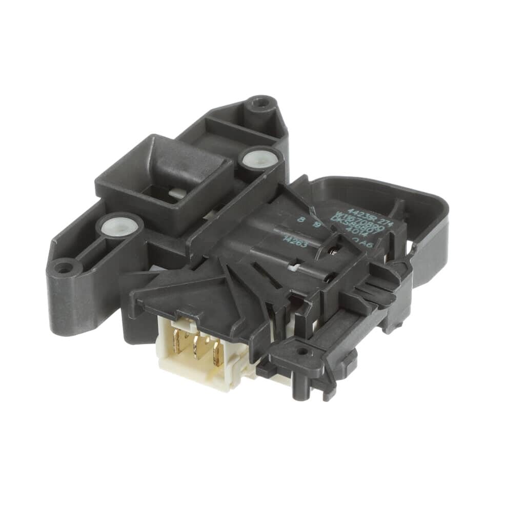 Door Lock Assembly For Front-Load Washer Plastic Housing Black, Compatible with Whirlpool Models W11733849, MFW7020RF0, WFW4720RW0