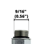 #6 SAE/ORB Male x 3/8" JIC Female Swivel Nut Hydraulic Fitting/Adapter | 6402-06-06