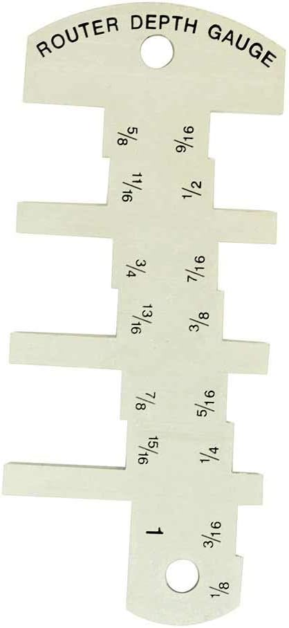 Big Horn 19080 Aluminum Router Depth Gauge