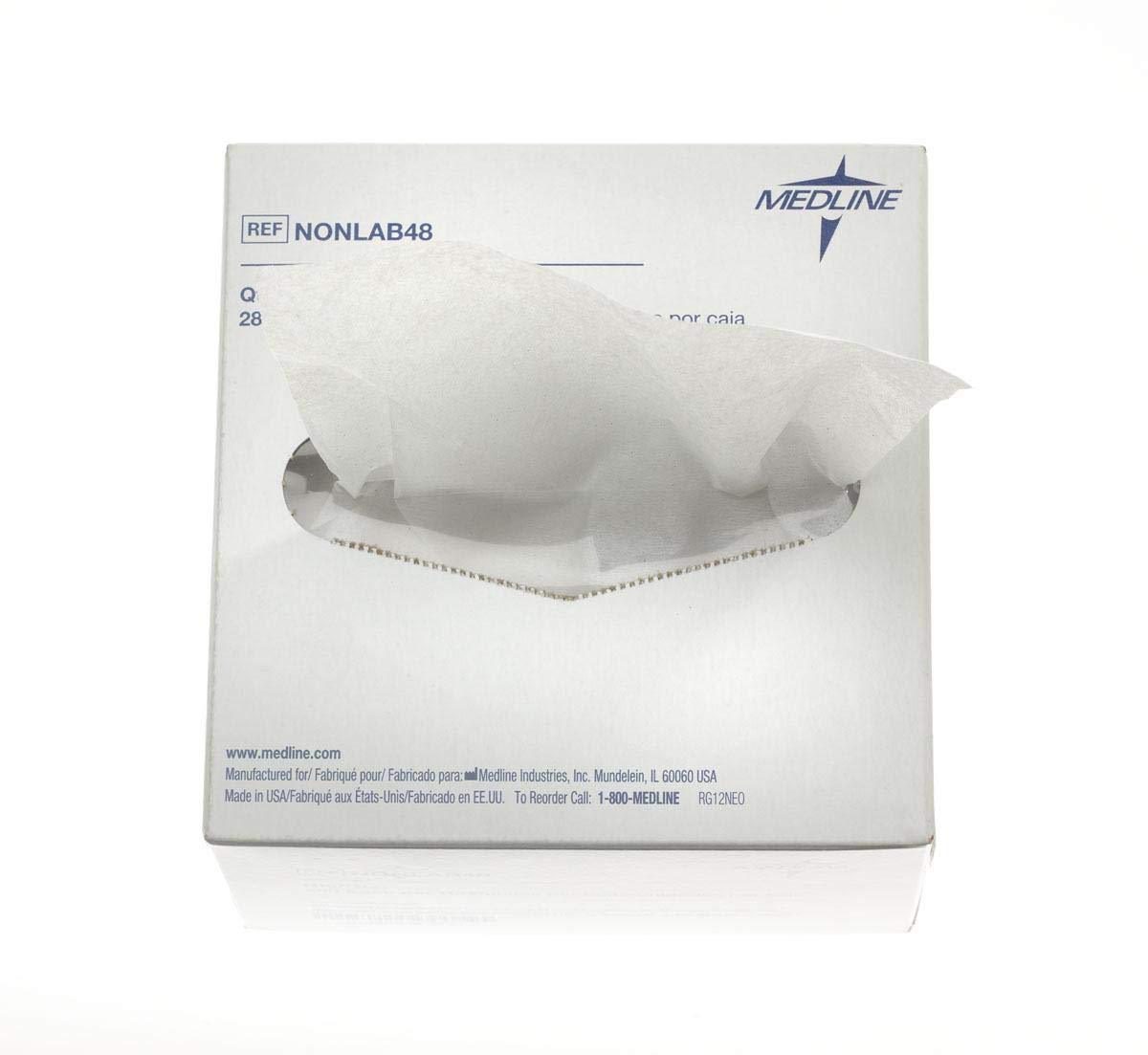Delicate Task Wipes, Low Linting Lab Wipes, 4" x 8", Multi-Purpose Cleaning, 280 per Box