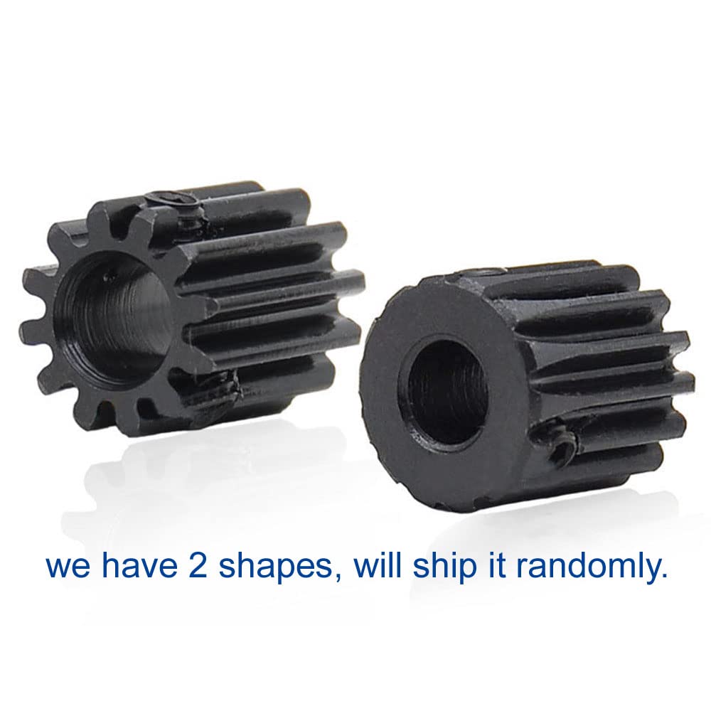 1Mod 12T Spur Gear Motor Pinion Gear 45# Steel Bore 4mm x 1Pcs (1M12T, Bore: 4mm)