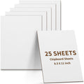 Chipboard Sheets 8.5" X 11", 25 Sheets of 40PT (Point) Chip Board for Book Binding, Perfect for Scrapbooking